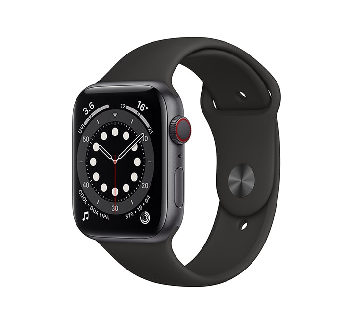 A Watch 7 44mm - Black Aluminium Case with Black Sport Band - Awwalshop